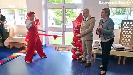 ST Thomas C E School, Wolverhampton,  gets it's first ever Nursery in a brand new building.