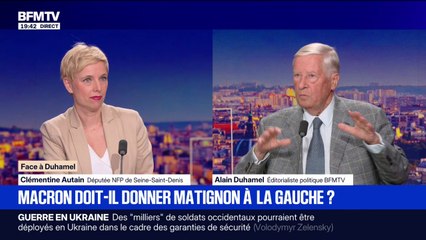 Crise politique: "Il y a une passion de l'égalité en France", affirme Clémentine Autain, députée NFP de Seine-Saint-Denis