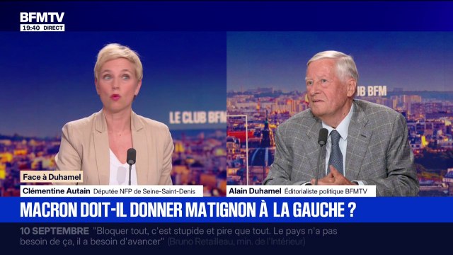 Crise politique: Ce qu'on laisse avant tout aux générations futures, c'est la dette écologique , estime Clémentine Autain, députée NFP de Seine-Saint-Denis