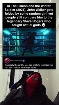 In THE FALCON AND THE WINTER SOLDIER (2021) - John Walker gets folded by some random girl