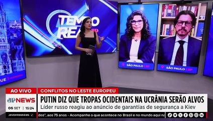 Putin ameaça forças ocidentais que forem enviadas à Ucrânia: 'Alvo legítimo' | TEMPO REAL