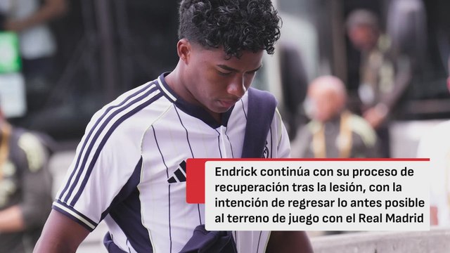Las imágenes del estado físico de Endrick que ha dejado perplejos a los madridistas
