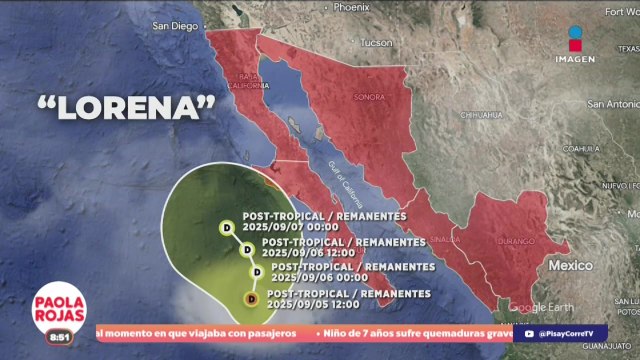 Huracán 'Lorena' deja afectaciones y continúa avanzando | DPC con Paola Rojas
