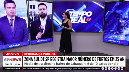 Jabaquara, em SP, registra 10 furtos por dia | TEMPO REAL