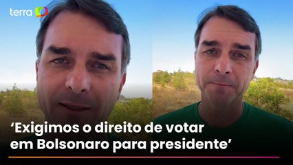 Com camisa por anistia, Flávio Bolsonaro convoca apoiadores para o 7/9: ‘Dia do resgate do Brasil’