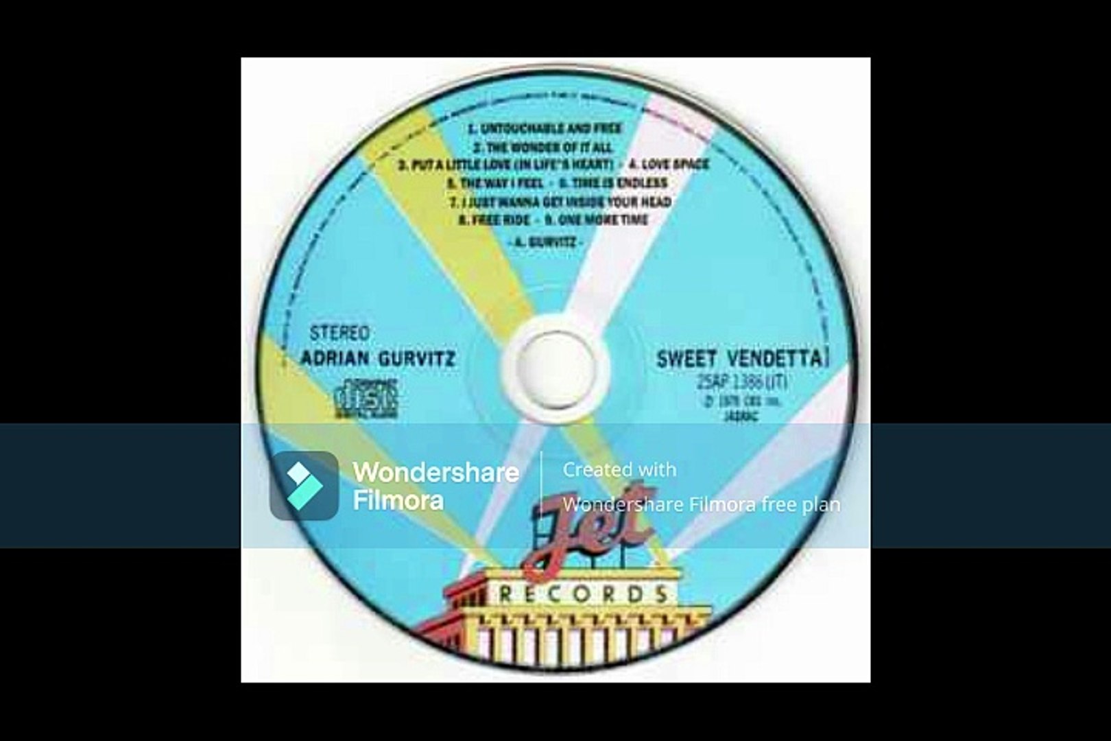 Adrian Gurvitz – Sweet Vendetta ; Pop Rock, Disco Year: 1979