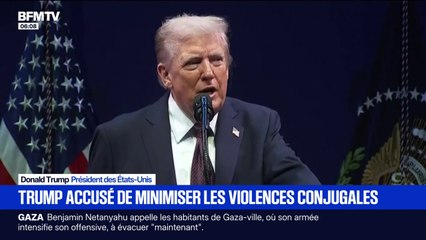 Donald Trump minimise les violences conjugales en les qualifiant de "beaucoup moins grave"