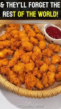 Crispy Fried Popcorn Chicken 🍗 Easy & Juicy Snack Recipe #shorts #chicken #recipe