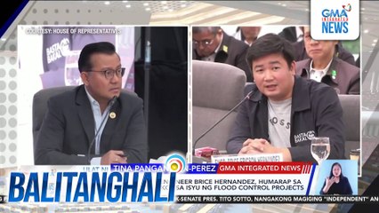 Ex-Bulacan Asst. Dist. Engr. Brice Hernandez, humarap sa pagdinig ng Kamara ukol sa isyu ng flood control projects | Balitanghali