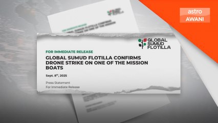 Kapal utama GSF diserang dron di Perairan Tunisia