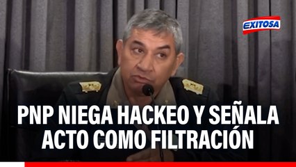 Víctor Zanabria niega que haya ocurrido un hackeo a la PNP y señala hecho como "filtración"