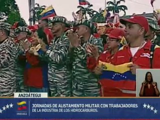 El sector de hidrocarburos en Anzoátegui inicia ciclo de activación de la Milicia Bolivariana