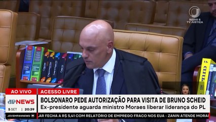 Bolsonaro pede autorização ao STF para receber visita de vice-presidente do PL