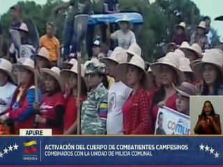 Activado Cuerpo de Combatientes Campesinos en el corazón de los llanos apureños