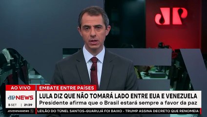 Lula diz que Brasil não tomará lado em embate entre EUA e Venezuela