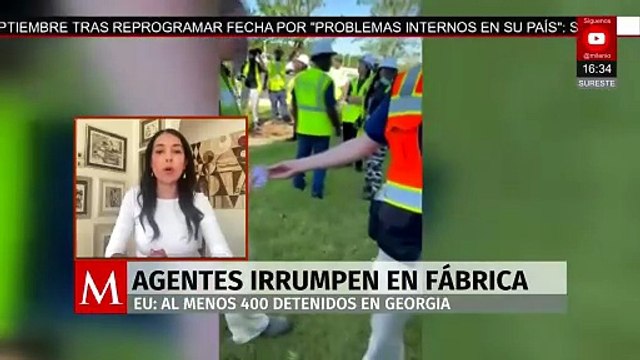 Agente migratorios irrumpen en fábrica de EU; hay al menos 400 detenidos en Georgia