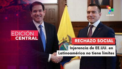 Visita al Secretario de Estado de los EE.UU. despierta rechazo social en Ecuador