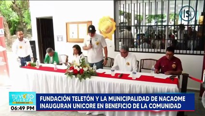 Fundación Teletón y la municipalidad de Nacaome inauguran unicore en beneficio de la comunidad