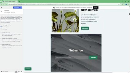 Wordpress.com - Lesson 161 - Homepage Settings
