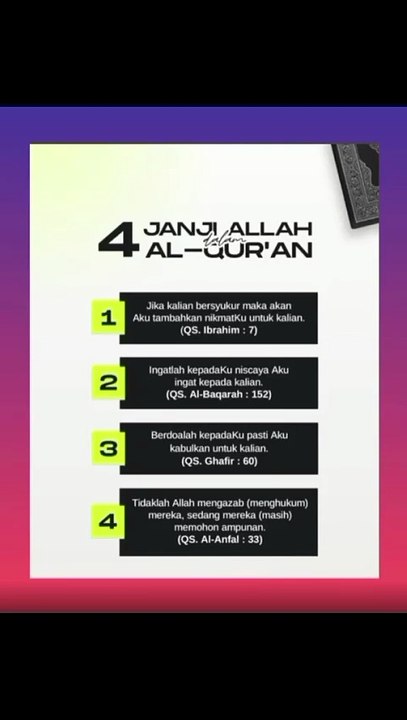 4 Janji Allah SWT Dalam Al Quran