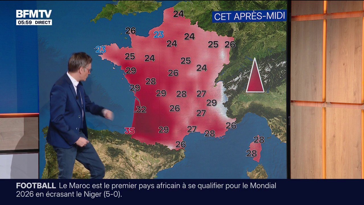 Un temps calme et estival avec des températures encore élevées ce samedi