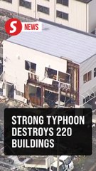 Typhoon Peipah destroys at least 220 buildings in Japan