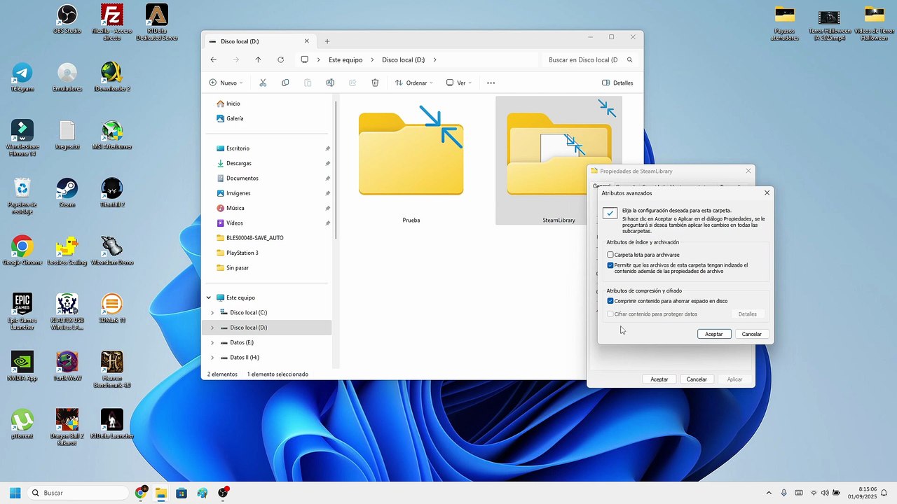 ↘️📁↖️ Como QUITAR las 2 FLECHAS AZULES de los ICONOS de CARPETAS en WINDOWS 11