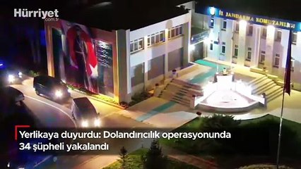 Yerlikaya duyurdu: Dolandırıcılık operasyonunda 34 şüpheli yakalandı