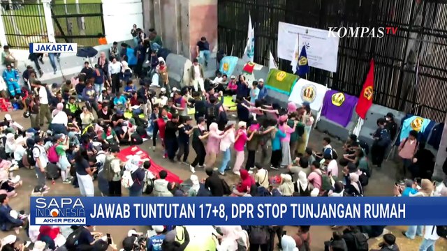Tanggapi Tuntutan Rakyat 17 Plus 8, Sufmi Dasco: Tunjangan DPR Akan Dipangkas | SAPA PAGI
