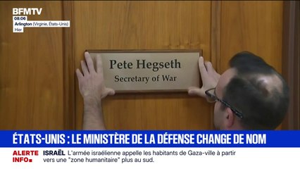 Donald Trump renomme le ministère de la Défense américain en "ministère de la Guerre"