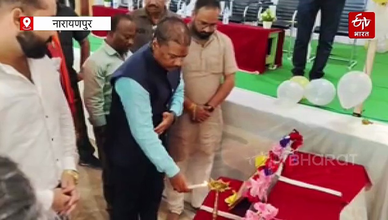 मंत्री केदार कश्यप का नारायणपुर में तूफानी दौरा, मेधावी छात्रों और शिक्षकों का किया सम्मान, सोनपुर में ग्रामीण बैंक का उद्घाटन