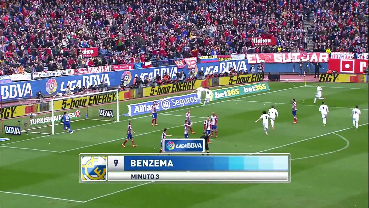 2/3/2014 Atletico de Madrid- Real Madrid (2-2) Liga
