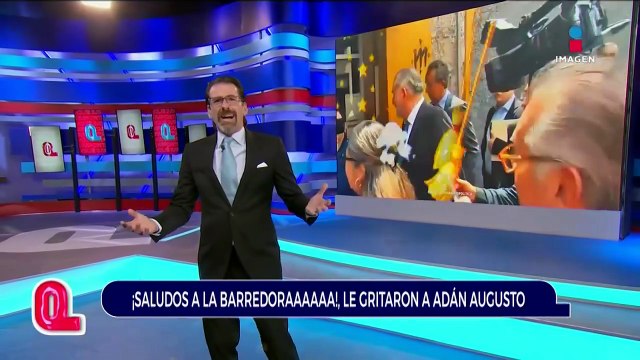 “Saludos a la barredora”, le gritaron a Adán Augusto.