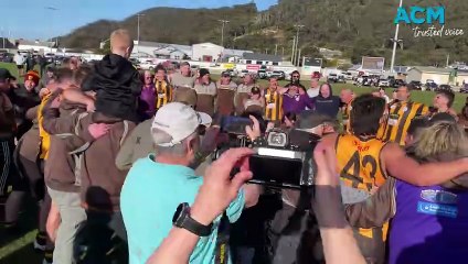 South Burnie belt out their team song