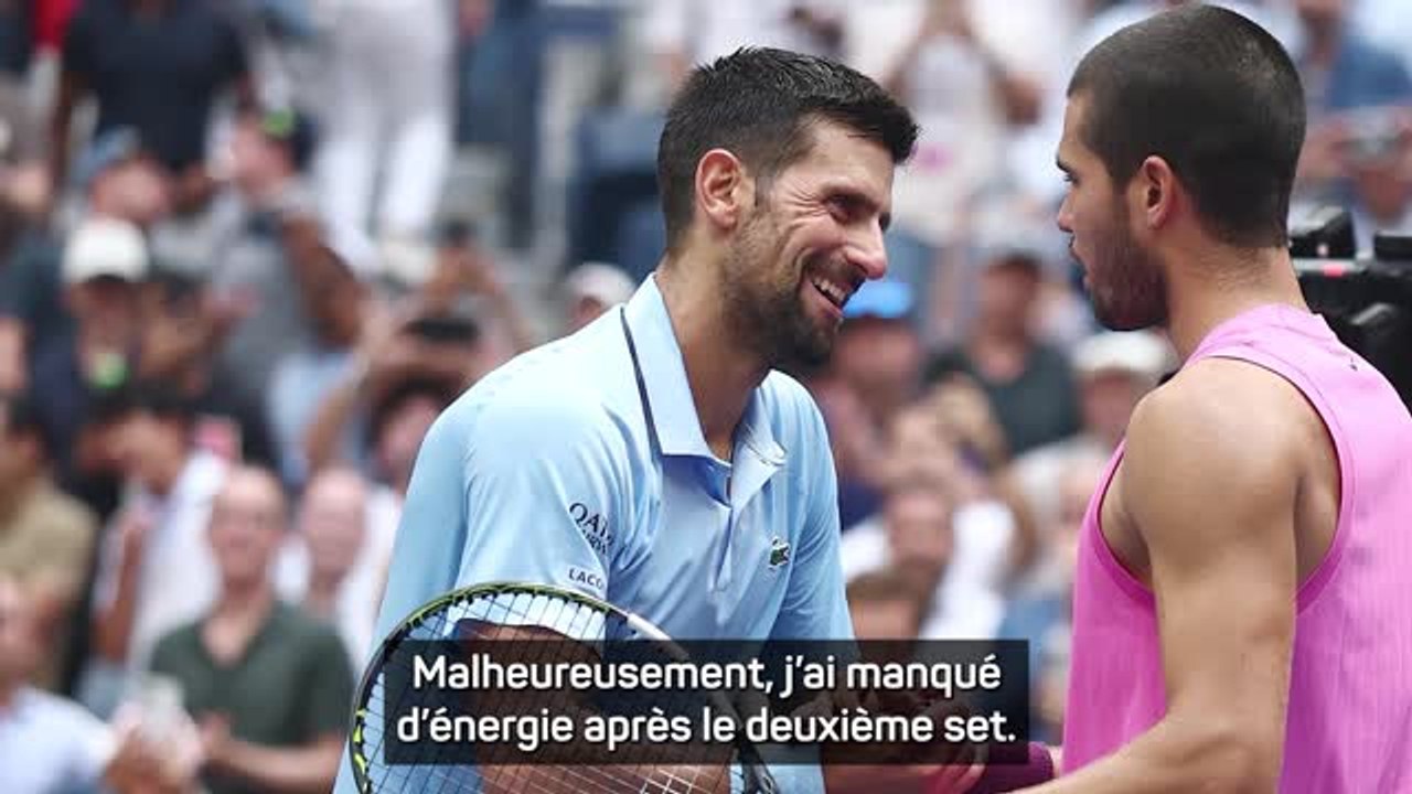 US Open - Djokovic sur Alcaraz et Sinner : "Ils sont tout simplement trop forts"