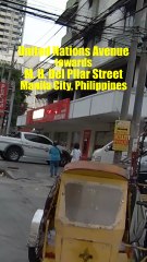 United Nations Avenue towards MH Del Pilar Street in Manila City, Philippines