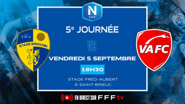 J5 I Stade Briochin - Valenciennes FC (2-1) I National FFF 2025-2026