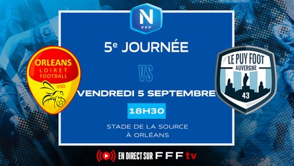 J5 | US Orléans LF - Le Puy Foot 43 (1-1) | National FFF 2025-2026