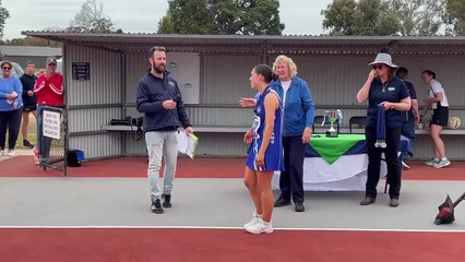 Mitiamo's Alicia Hay wins 2025 LVFNL A grade grand final best-on-court.