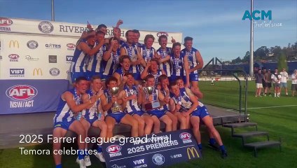 Temora celebrates Farrer League premiership