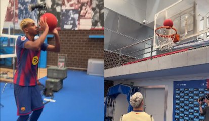 Lamine Yamal sorprende en el baloncesto: ¡multifacético talento del Barcelona! 🏀