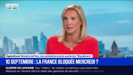 10-Septembre: "La France insoumise veut jeter le chaos maximal dans le pays", affirme Agnès Evren (Les Républicains)