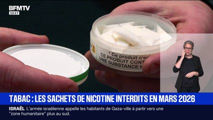 Les sachets de nicotine, prisés par les jeunes, interdits en France à partir de mars 2026