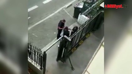 Fransa'da polis skandalı: Önce tükürdü sonra tokat attı! O anlar ortaya çıktı