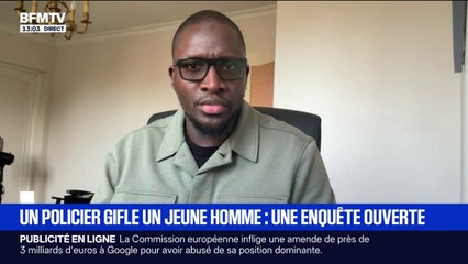 Jeune homme giflé par un policier: "Il y a un vrai problème avec la police à l'encontre des personnes noires et arabes", affirme Aly Diouara (député LFI)