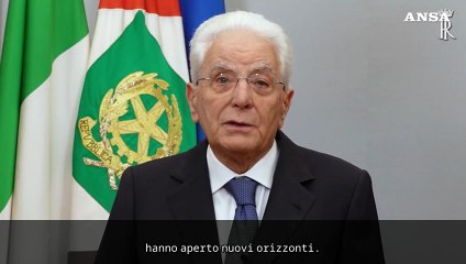 Mattarella: "Le forze dell'economia e del lavoro sanno che leva Ue e' decisiva"