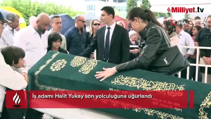 İş insanı Halit Yukay son yolculuğuna uğurlandı! Kıvanç Tatlıtuğ gözyaşlarını tutamadı