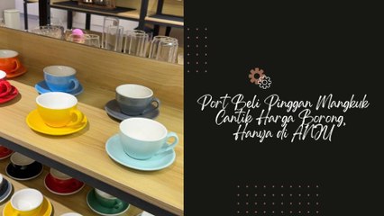 Port Beli Pinggan Mangkuk Cantik Harga Borong, Hanya di ANJU