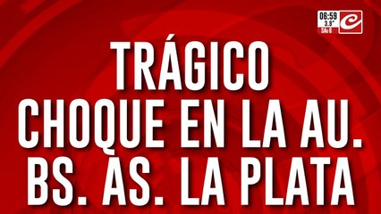 Trágico accidente sobre autopista Buenos Aires - La Plata: hay un muerto