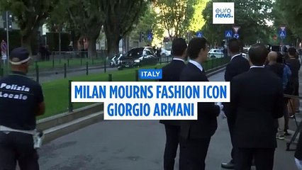 Giorgio Armani remembered as 'King Giorgio' in Milan tribute